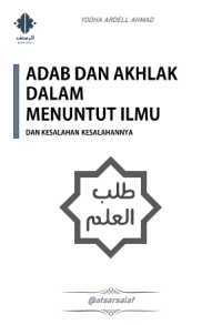 Image of ADAB DAN AKHLAK DALAM MENUNTUT ILMU