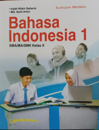 Image of Bahasa Indonesia 1/X SMA/MA/SMK Kur. Merdeka