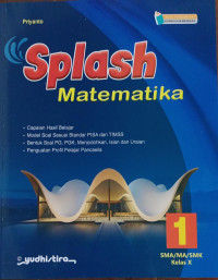 Image of Splash Matematika 1/X SMA/MA/SMK Kur. Merdeka